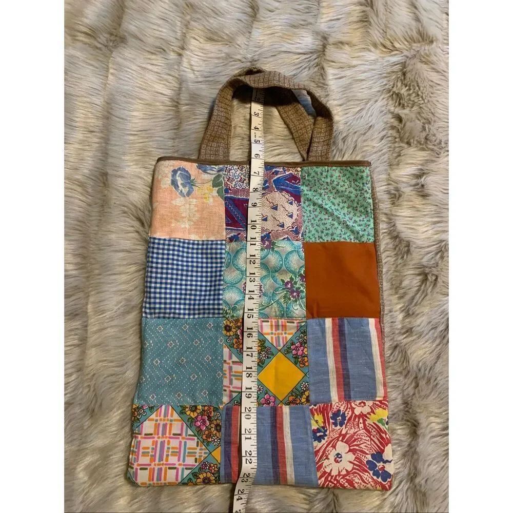 Homemade Patchwork Tote Bag - Picture 5 of 6